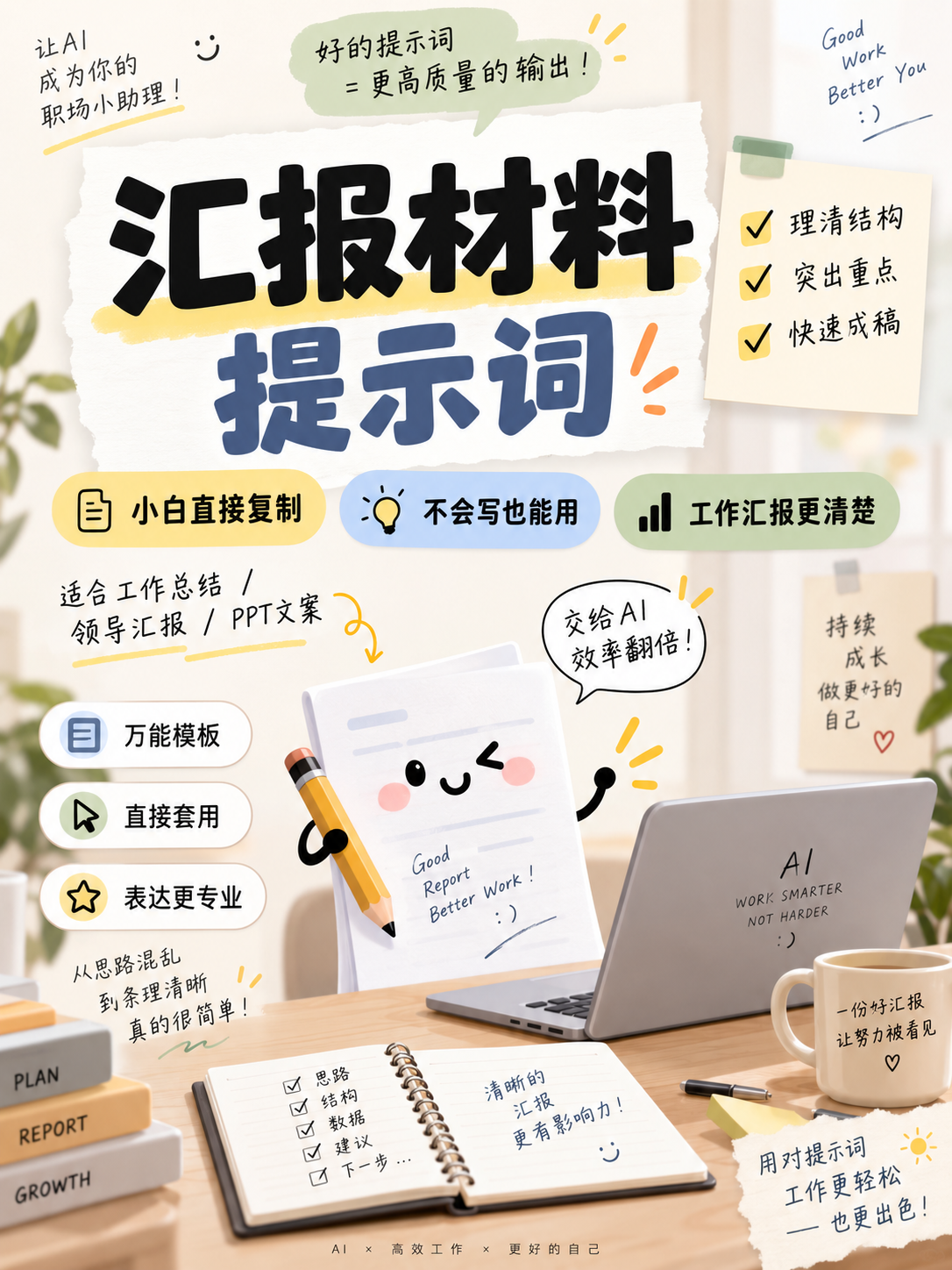 汇报材料提示词-初级版