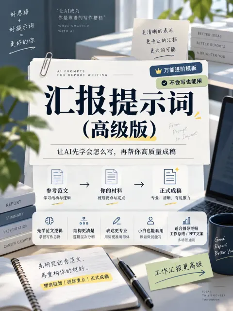汇报材料提示词-高级版